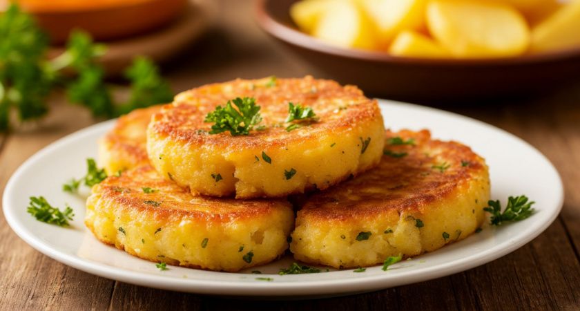 Котлеты из картофельного пюре и курицы: быстрый и вкусный ужин из остатков