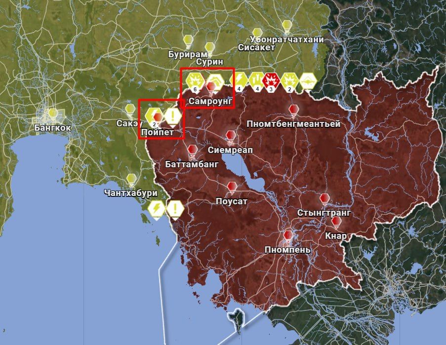 Новые территории Таиланда. О первых захватах тайцев на территории Камбоджи